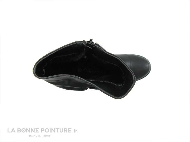 Wipop DELONA Noir - Froncee - Botte Fille 6 Wipop DELONA Noir - Froncee - Botte Fille – Image 6