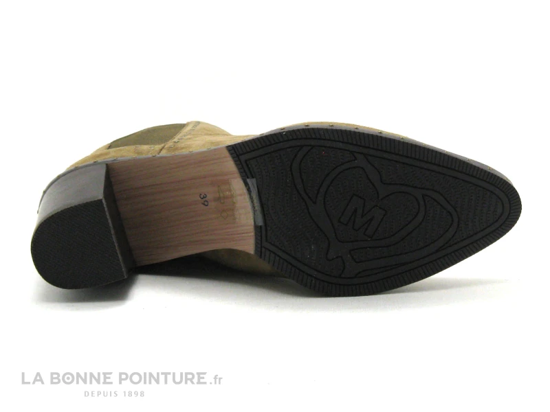 MamZelle NAGI Velours Vison - Clous - Boots Chelsea Talon Haut 6 MamZelle NAGI Velours Vison - Clous - Boots Chelsea Talon Haut – Image 6