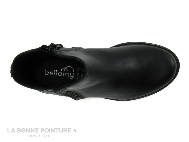 Bellamy CASTEL Noir - Glitter Et Fronces Cote - Boots Fille 6 Bellamy CASTEL Noir - Glitter Et Fronces Cote - Boots Fille – Image 6