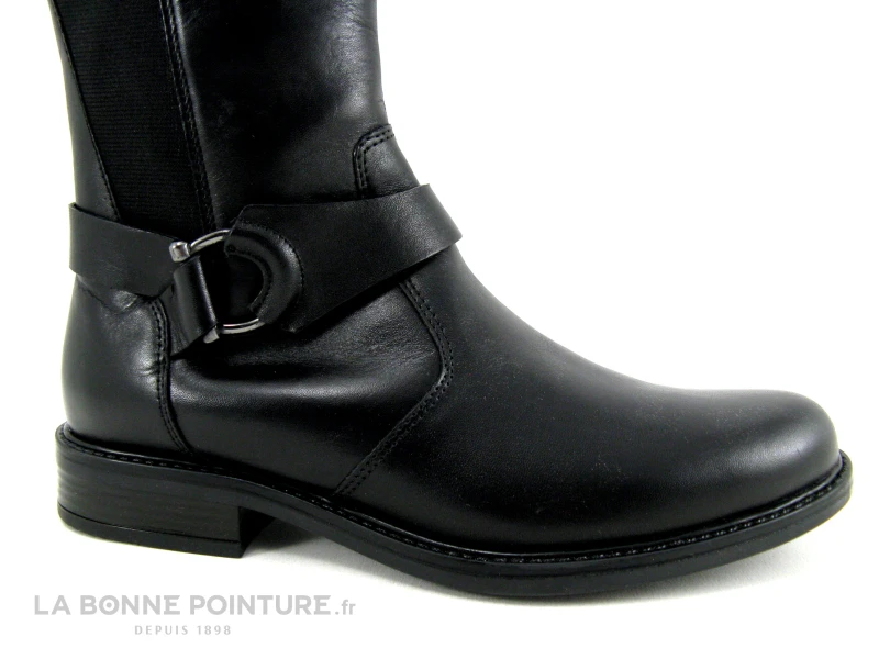 Lily Mood FIXE Noir - Botte Femme Avec Partie Elastique 6 Lily Mood FIXE Noir - Botte Femme Avec Partie Elastique – Image 6