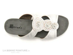 Morans MOUREZE 26148 Blanc Argent - 3 Fleurs - Mule Femme 6 Morans MOUREZE 26148 Blanc Argent - 3 Fleurs - Mule Femme -Magasin De Chaussures cd24607c73b9e66c561f35ea11d5d5ef img 5719.jpg 135306