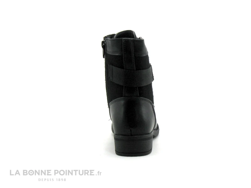 Wipop DALLIA Noir - Bottillon Fille Lacet Et Zip 4 Wipop DALLIA Noir - Bottillon Fille Lacet Et Zip – Image 4