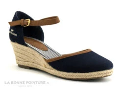 Tom Tailor 699090300 Navy - Sandale Compensee Toile -Bout Ferme -Magasin De Chaussures cd24607c73b9e66c561f35ea11d5d5ef img 5752.jpg 135378