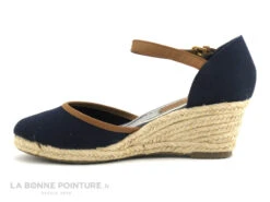 Tom Tailor 699090300 Navy - Sandale Compensee Toile -Bout Ferme -Magasin De Chaussures cd24607c73b9e66c561f35ea11d5d5ef img 5754.jpg 135376