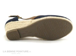 Tom Tailor 699090300 Navy - Sandale Compensee Toile -Bout Ferme -Magasin De Chaussures cd24607c73b9e66c561f35ea11d5d5ef img 5756.jpg 135373