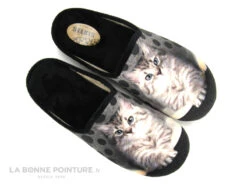 Selkis 22357 Gris - Chat - Pantoufle Mule Femme -Magasin De Chaussures cd24607c73b9e66c561f35ea11d5d5ef img 5800.jpg 178691
