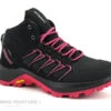 Grisport 14727R5G Noir - Rose - Basket Montante Randonnee Femme