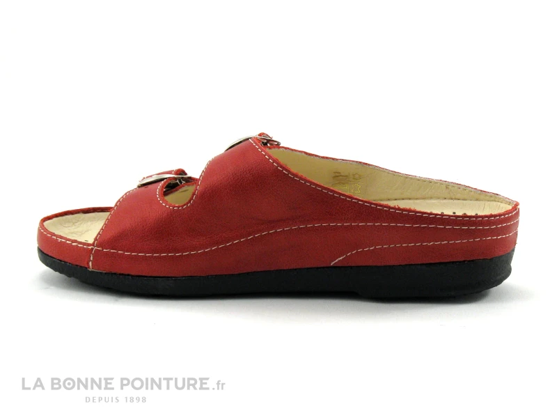 Pedi Girl WELL DB Rouge Mule Femme Ajustable 3 Pedi Girl WELL DB Rouge Mule Femme Ajustable – Image 3