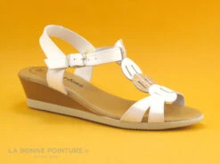 Jordana 2323 - Blanc - Argent - Sandale Compensee Femme 11 Jordana 2323 - Blanc - Argent - Sandale Compensee Femme -Magasin De Chaussures cd24607c73b9e66c561f35ea11d5d5ef img 6118.jpg 135741