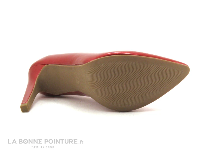 Marco Tozzi 2-22415-20 Chili Metal - Rouge Verni Talon Escarpin 7 Marco Tozzi 2-22415-20 Chili Metal - Rouge Verni Talon Escarpin – Image 7