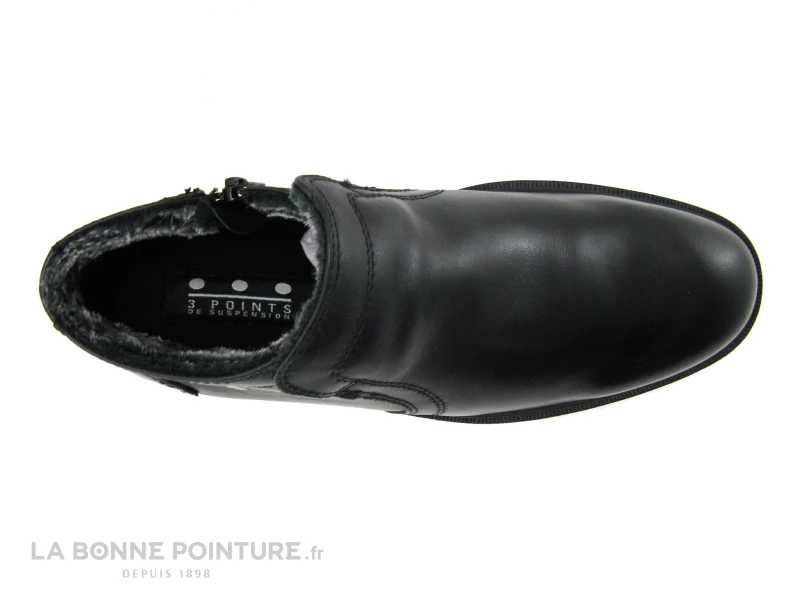 3 Points De Suspension - DIPLOMAT - Boots Homme Cuir Noir 6 3 Points De Suspension - DIPLOMAT - Boots Homme Cuir Noir – Image 6