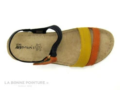 Morans MIDOR Multicolore - Sandale Femme Bleu - Orange - Jaune -Magasin De Chaussures cd24607c73b9e66c561f35ea11d5d5ef img 6313.jpg 179292