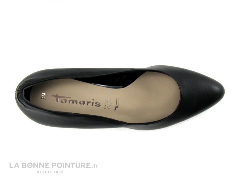 Tamaris 1-22411-20 Black - Escarpin Noir Talon Haut 6 Tamaris 1-22411-20 Black - Escarpin Noir Talon Haut – Image 6