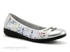 Inea INDIRA Argent Multi - Ballerine Fantaisie Femme