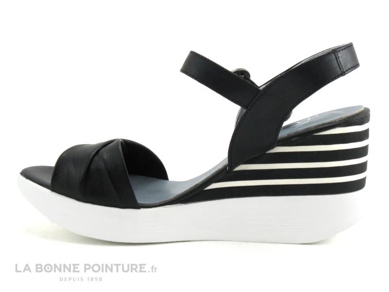 Com Un Point SHEHOCO Noir - Nu-pieds Compense 3 Com Un Point SHEHOCO Noir - Nu-pieds Compense – Image 3