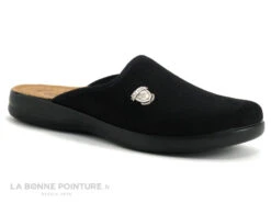 Devant 30 Fly Flot FABULET Noir - Pantoufle Mule Homme