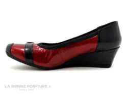 INEA FANA - Escarpin Rouge Verni - Noir - Talon Compense -Magasin De Chaussures cd24607c73b9e66c561f35ea11d5d5ef img 6419.jpg 124907