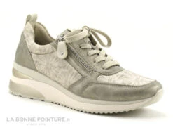 Remonte D2401-90 Perle Creme - Basket Femme Talon Compense