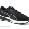 Puma JR Twitch Runner Blk Wht - 384537 - Basket Noire