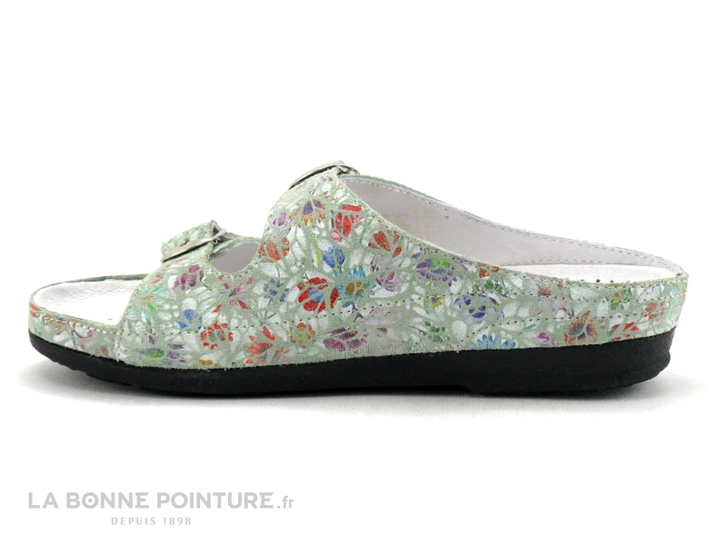 Pedi Girl WELL DB Amande - Fleuri - Mule Confort Femme Reglable 3 Pedi Girl WELL DB Amande - Fleuri - Mule Confort Femme Reglable – Image 3