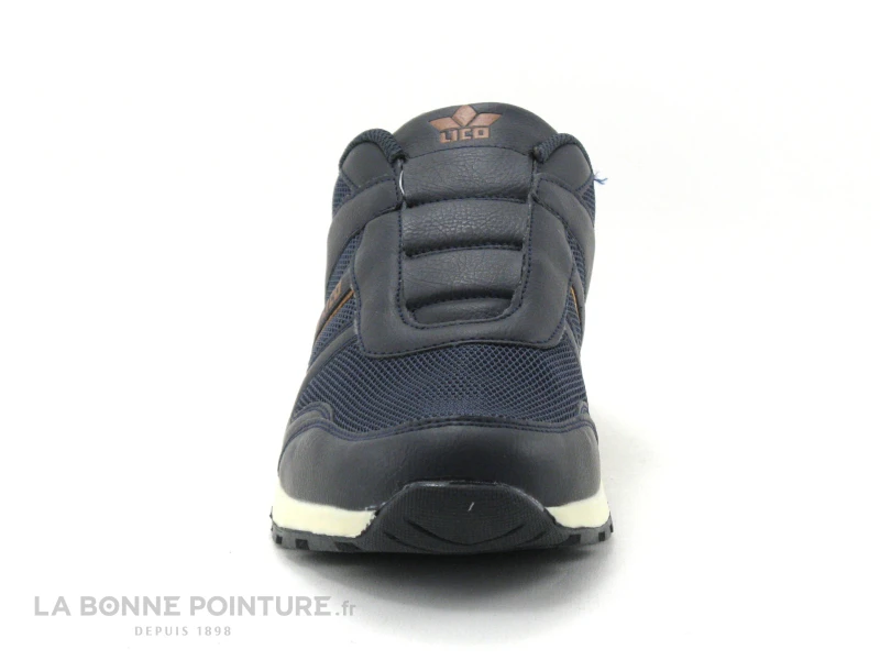 Lico MAREK SLIPPER Marine Marron - Basket Homme Sans Lacet 2 Lico MAREK SLIPPER Marine Marron - Basket Homme Sans Lacet – Image 2