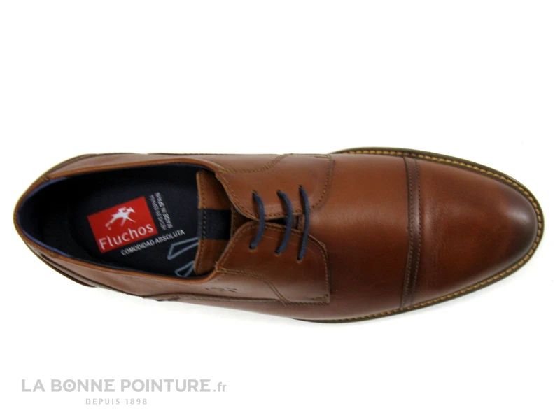 Fluchos F1630 THEO Memory Cuero - Chaussure Habille Homme Marron 6 Fluchos F1630 THEO Memory Cuero - Chaussure Habille Homme Marron – Image 6