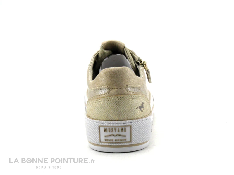 Mustang 1457 302 699 Or - Basket Basse Femme Doree 4 Mustang 1457 302 699 Or - Basket Basse Femme Doree – Image 4