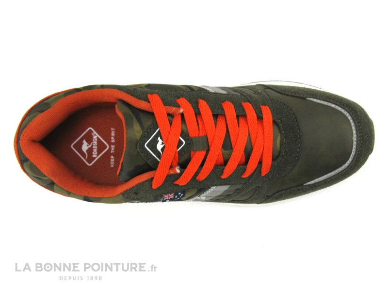 RoadSign BILL Kaki - Lacet Orange - Basket Homme 6 RoadSign BILL Kaki - Lacet Orange - Basket Homme – Image 6