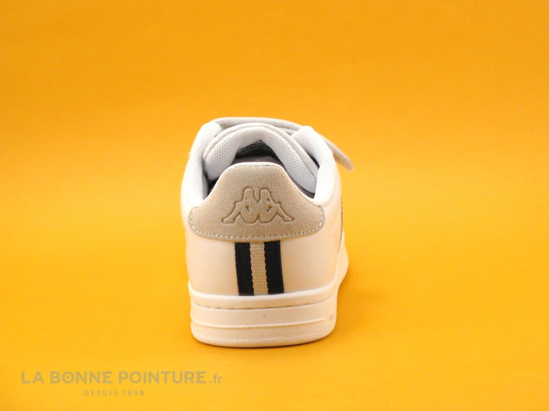 Kappa Logo ALPHA 2V White Blue - 2 Velcros - Basket Blanche Enfant 5 Kappa Logo ALPHA 2V White Blue - 2 Velcros - Basket Blanche Enfant – Image 5