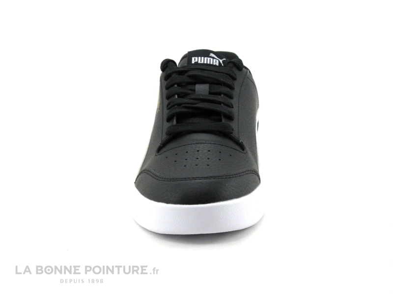 Puma SHUFFLE JR Black White 375668-03 - Basket Mode Noire Et Blanche 2 Puma SHUFFLE JR Black White 375668-03 - Basket Mode Noire Et Blanche – Image 2