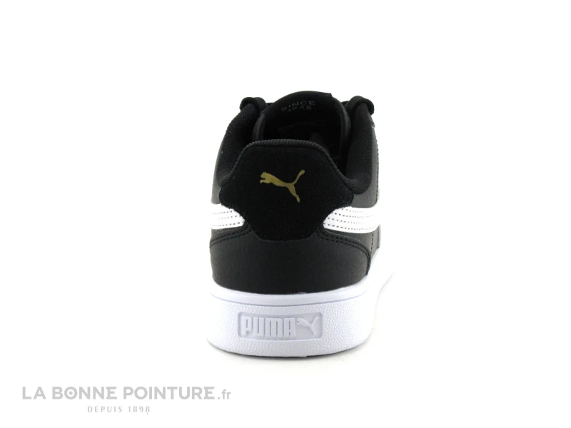 Puma SHUFFLE JR Black White 375668-03 - Basket Mode Noire Et Blanche 4 Puma SHUFFLE JR Black White 375668-03 - Basket Mode Noire Et Blanche – Image 4