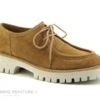 We Do 22913 Sabbia - Chaussure Derbi Beige - Semelle Plateforme Femme