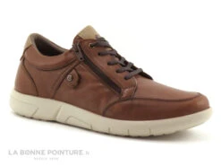 Esse 28715 01 TABA - Chaussure Confort Homme - Marron - Zip Et Lacet