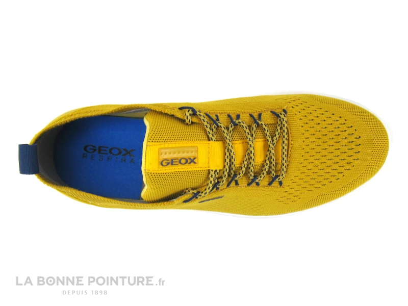 Geox SPHERICA - U15BYA - Jaune Ocre - Sneakers Mode Homme 5 Geox SPHERICA - U15BYA - Jaune Ocre - Sneakers Mode Homme – Image 5