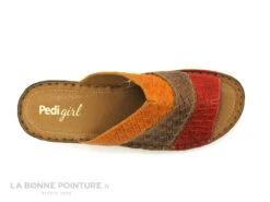 Pedi Girl YVAIR Rouge Safran - Mule Femme Petit Talon -Magasin De Chaussures cd24607c73b9e66c561f35ea11d5d5ef img 7240.jpg 180230
