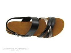 Marco Tozzi 2-28410-20 Noir Argent - Sandale Plate Femme -Magasin De Chaussures cd24607c73b9e66c561f35ea11d5d5ef img 7289.jpg 180523