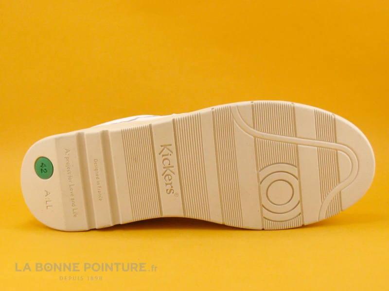 Kickers KICK ALLOW Blanc Marine - 894780-70-32 - Basket Homme 6 Kickers KICK ALLOW Blanc Marine - 894780-70-32 - Basket Homme â Image 6