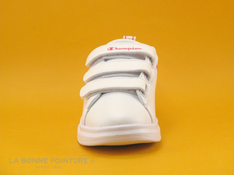 Champion ANGEL S32197 - Basket Fille Blanche - 3 Velcros 2 Champion ANGEL S32197 - Basket Fille Blanche - 3 Velcros – Image 2