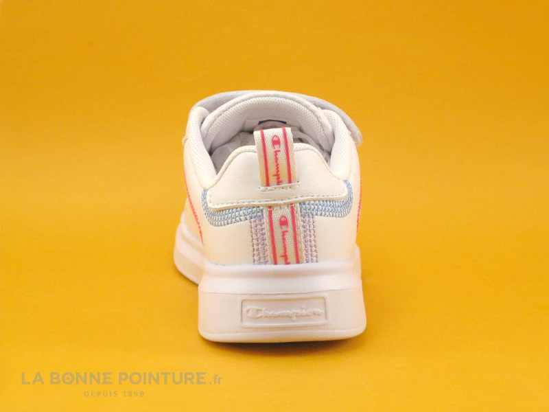 Champion ANGEL S32197 - Basket Fille Blanche - 3 Velcros 4 Champion ANGEL S32197 - Basket Fille Blanche - 3 Velcros – Image 4