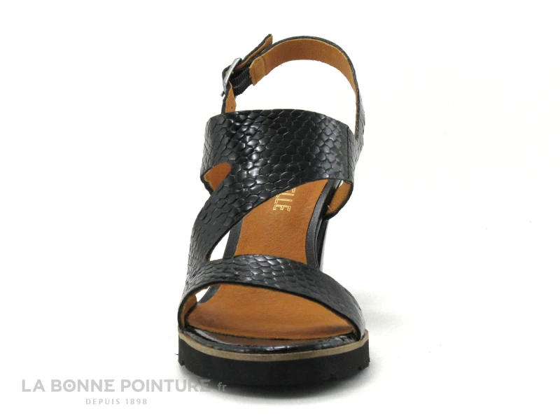 MamZelle TONIC - Ecaille Noir CSIGT21 - Sandale Talon Haut 2 MamZelle TONIC - Ecaille Noir CSIGT21 - Sandale Talon Haut – Image 2