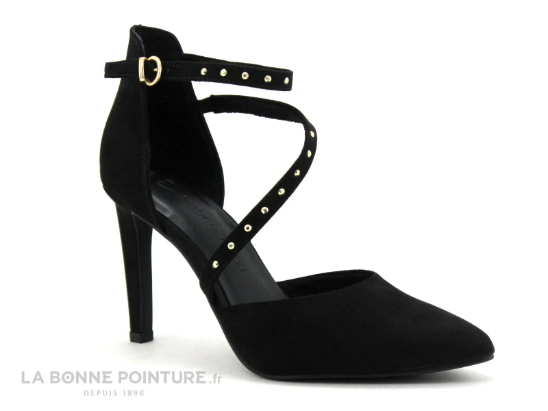 Marco Tozzi 2-24407-20 Black - Escarpin Noir - Bride Cheville - Talon Haut 5 Marco Tozzi 2-24407-20 Black - Escarpin Noir - Bride Cheville - Talon Haut – Image 5
