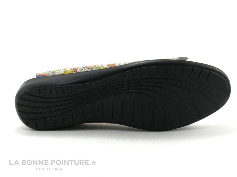 Inea - INDIRA Fleurs - Creme Jaune - Ballerine Femme 6 Inea - INDIRA Fleurs - Creme Jaune - Ballerine Femme – Image 6