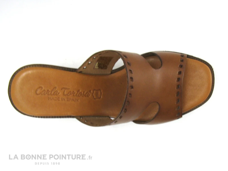 Carla Tortosa 89226 - Mule Talon Haut Femme - Cuir Marron 6 Carla Tortosa 89226 - Mule Talon Haut Femme - Cuir Marron – Image 6