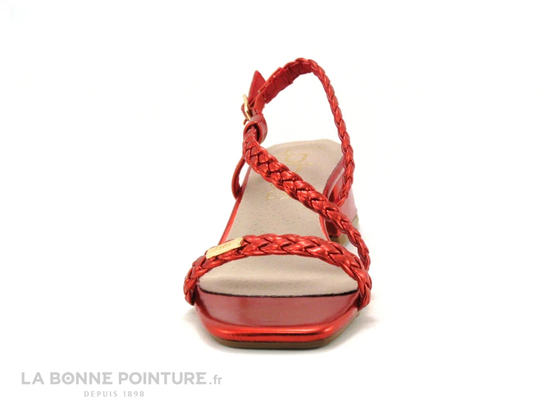 LPB Les Petites Bombes FLORENCIA - Rouge Metal - Sandale Femme 2 LPB Les Petites Bombes FLORENCIA - Rouge Metal - Sandale Femme – Image 2