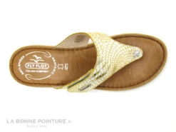 Fly Flot FIBBY - Jaune Blanc Argent - Tong Reglable Femme -Magasin De Chaussures cd24607c73b9e66c561f35ea11d5d5ef img 7609.jpg 156545
