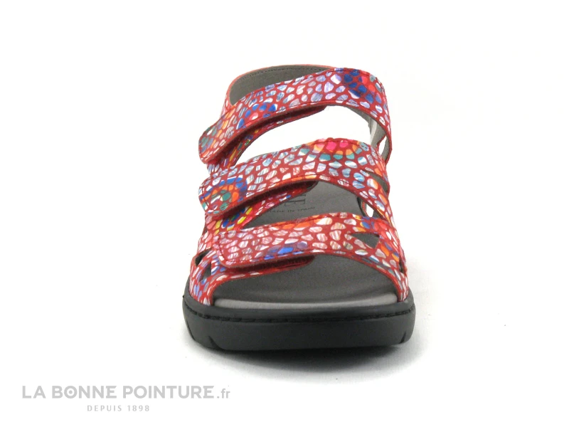 Puche 6925 Rouge - Multicolore - Sandale Confort Femme - 3 Scratches 2 Puche 6925 Rouge - Multicolore - Sandale Confort Femme - 3 Scratches – Image 2