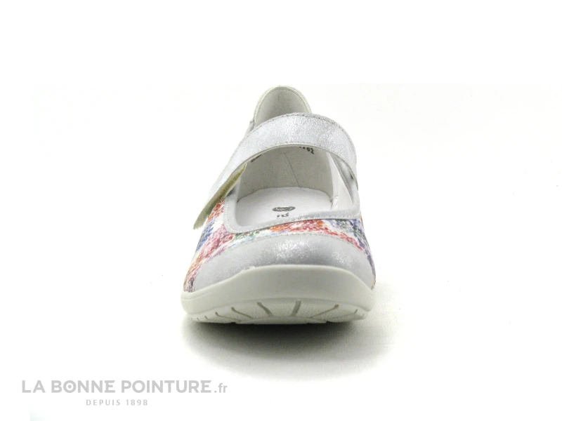 Remonte R7627-40 Ice Multi Grey - Ballerine Velcro Femme 2 Remonte R7627-40 Ice Multi Grey - Ballerine Velcro Femme – Image 2