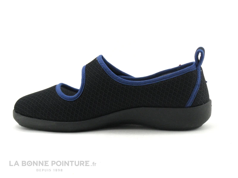 Fargeot TARNAC Noir - Pantoufle Confort Femme - Pieds Sensibles 3 Fargeot TARNAC Noir - Pantoufle Confort Femme - Pieds Sensibles – Image 3