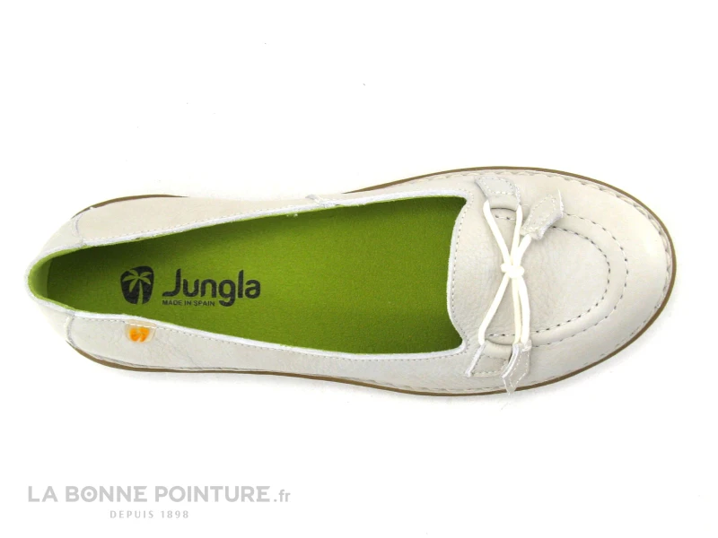 Jungla 8030 Off White - Mocassin Souple Femme En Cuir Beige 6 Jungla 8030 Off White - Mocassin Souple Femme En Cuir Beige – Image 6