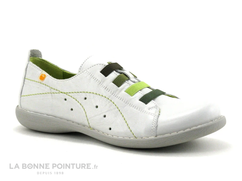Jungla 6020 Off White - Gris - Vert - Chaussure Basse Femme 5 Jungla 6020 Off White - Gris - Vert - Chaussure Basse Femme – Image 5